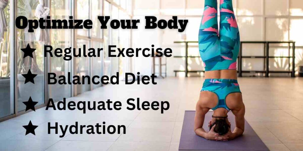 optimize your body exercise diet sleep hydration