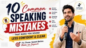 10 Common Speaking Mistakes That Reduce Your Confidence
