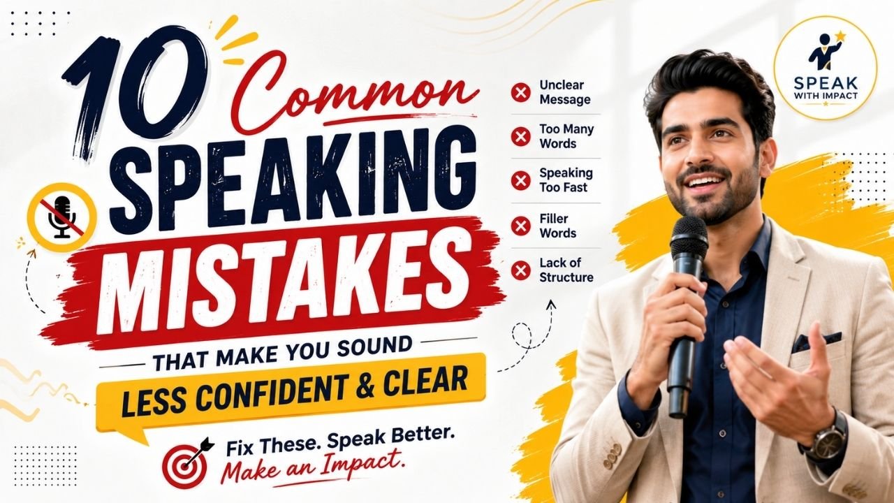 10 Common Speaking Mistakes That Reduce Your Confidence