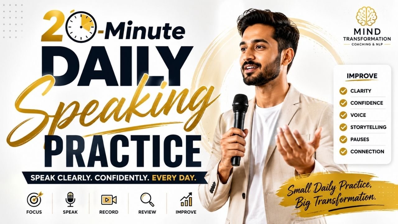 20-Minute Daily Speaking Practice to Speak Confidently