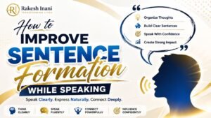 How to Improve Sentence Formation While Speaking