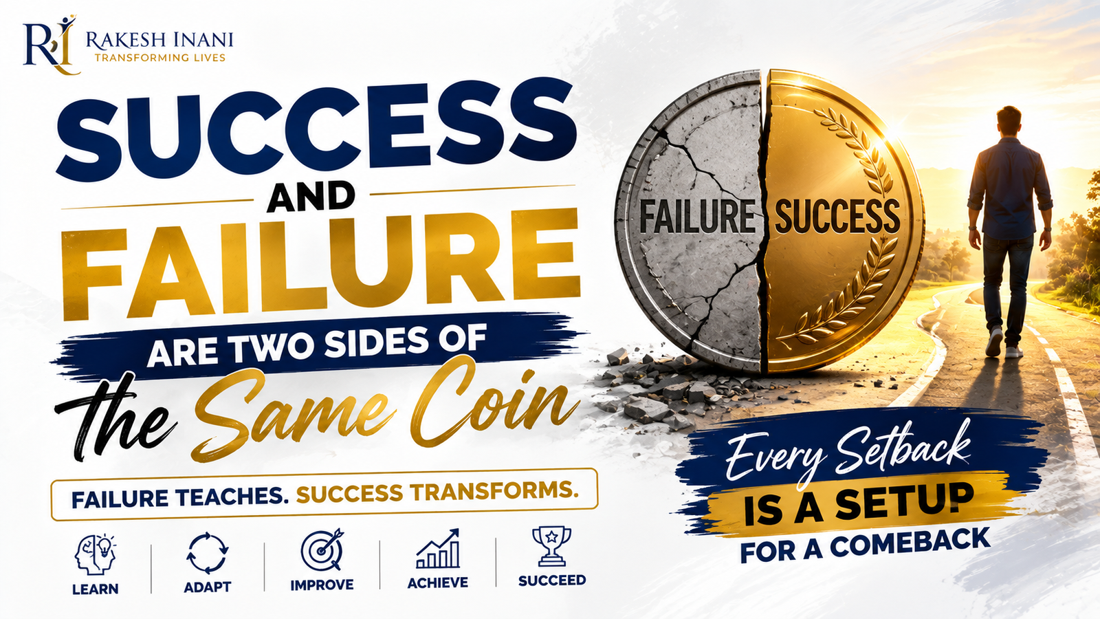 Success and Failure Are Two Sides of the Same Coin