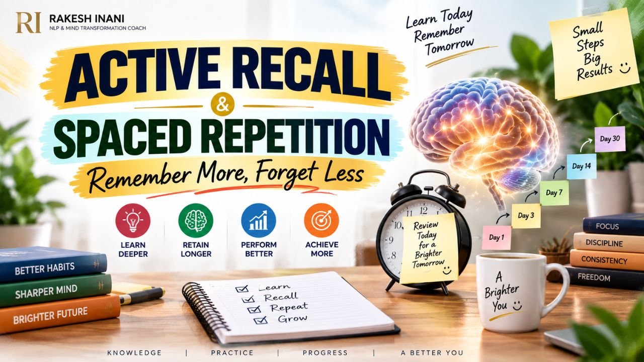 Active Recall and Spaced Repetition: Remember More, Forget Less