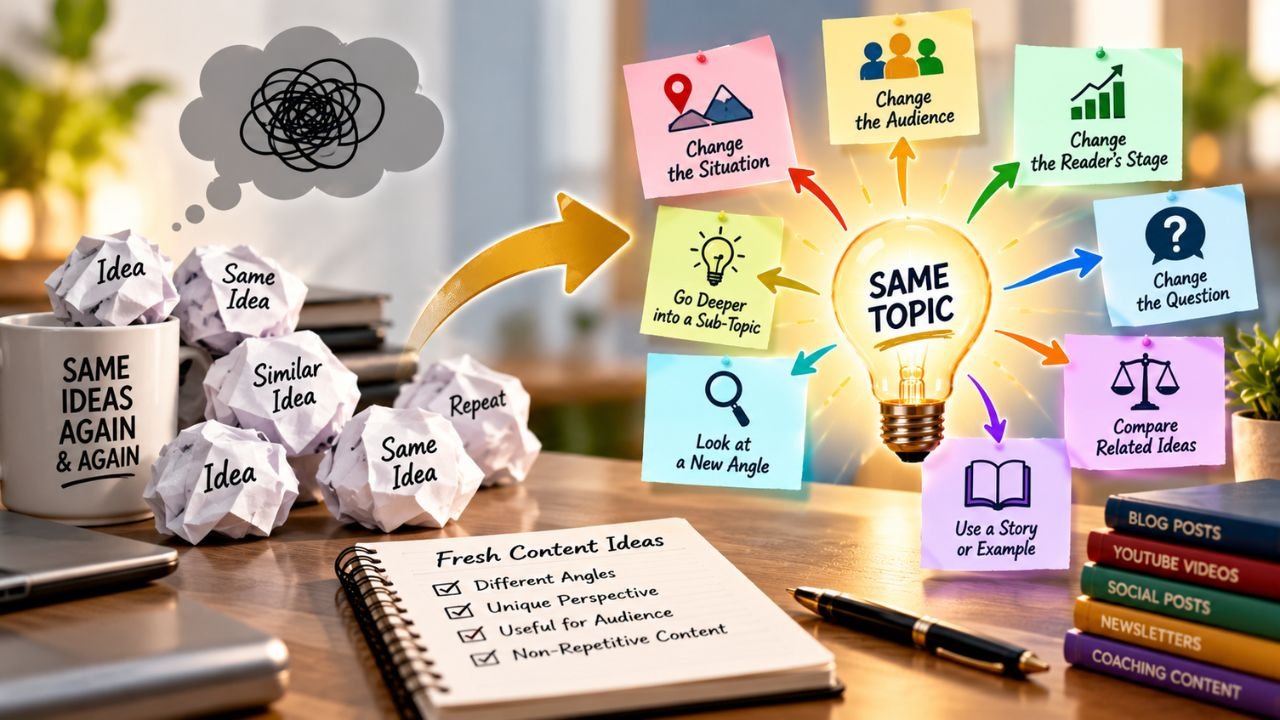 How to Find Fresh Angles When Your Ideas Feel Too Similar