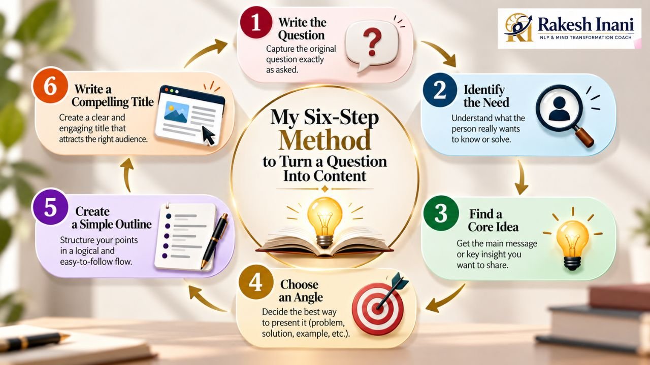 My Six-Step Method to Turn a Question Into Content