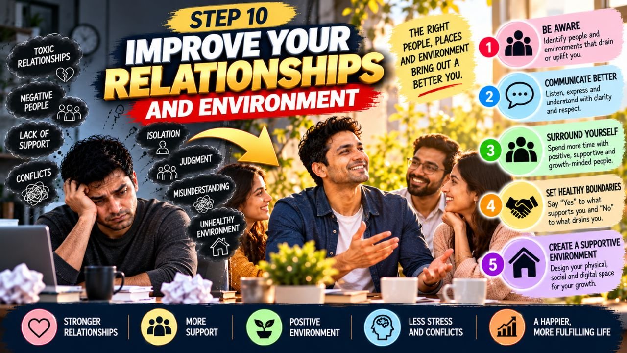 Step 10_ Improve Your Relationships and Environment